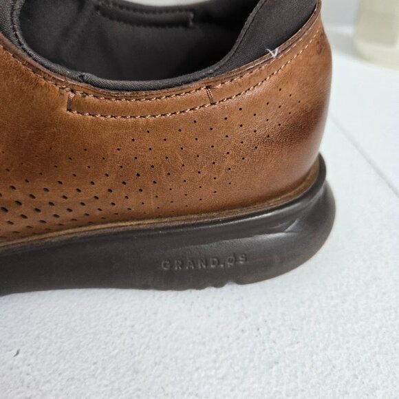 Cole Haan Mens 2.ZeroGrand Laser Wingtip Oxfords Sz 7M Tan/Java Preppy Business - Picture 5 of 12